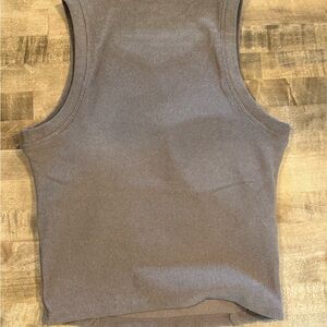 MOVE THEOLOGY SIZE S Heather Gray Sleeveless Women's WORKOUT Top AND BOTTOMS.